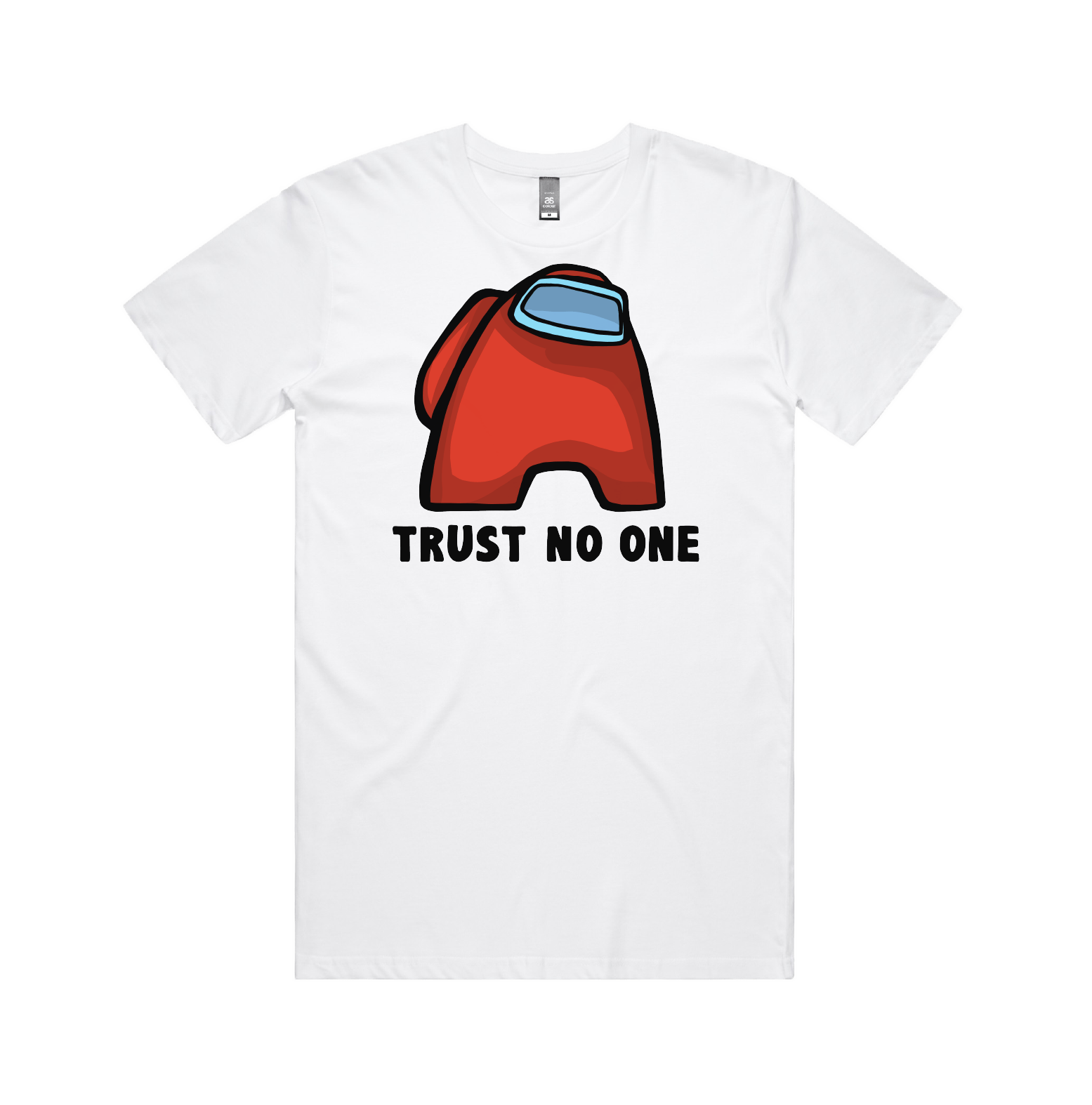 S / White / Large Front Design Among Us 👨‍🚀 - Men's T Shirt