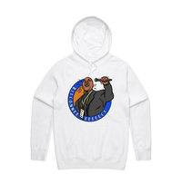 S / White / Large Front Design Bitconnect 🎤 - Unisex Hoodie