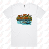 S / White / Large Front Design Bonnie Doon 🚤 - Men's T Shirt