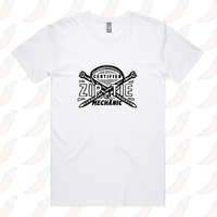 S / White / Large Front Design Certified Ziptie Mechanic 🔧 – Men's T Shirt