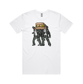S / White / Large Front Design Coffin Dance ⚰️ - Men's T Shirt