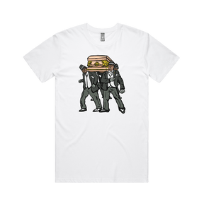 S / White / Large Front Design Coffin Dance ⚰️ - Men's T Shirt
