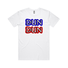 S / White / Large Front Design Dun Dun 🚔 - Men's T Shirt