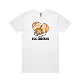 S / White / Large Front Design Egg Sheeran 🥚 - Men's T Shirt