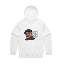 S / White / Large Front Design Happy Mother-F**king Day 💐 - Unisex Hoodie