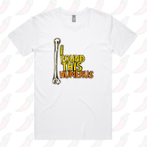 S / White / Large Front Design I Found This Humerus 🦴 – Men's T Shirt