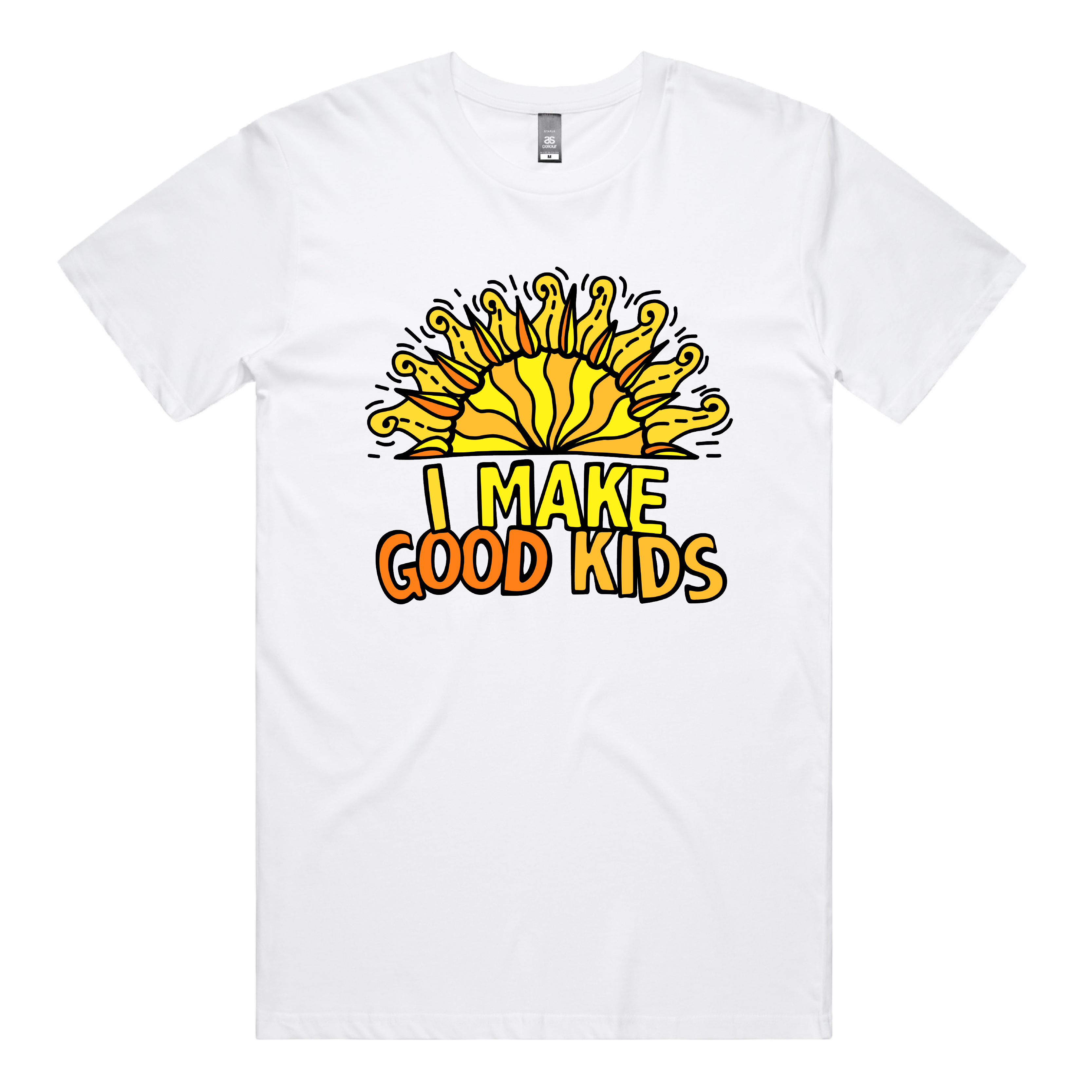 S / White / Large Front Design I Make Good Kids 👩‍👧‍👦 - Men's T Shirt