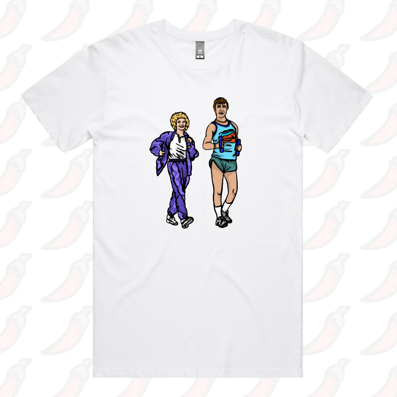 S / White / Large Front Design Kath & Kel 🚶‍♀️🚶‍♂️ - Men's T Shirt