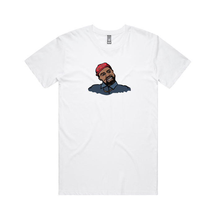 S / White / Large Front Design Make America Yeezy Again 🦅 - Men's T Shirt