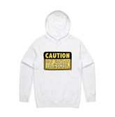 S / White / Large Front Design May Contain Alcohol 🍺 - Unisex Hoodie
