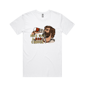 S / White / Large Front Design Milk Was A Bad Choice 🥛 - Men's T Shirt