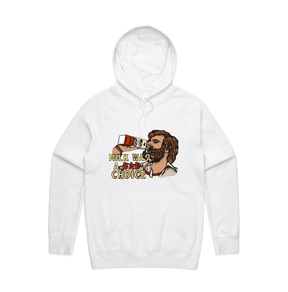 S / White / Large Front Design Milk Was A Bad Choice 🥛 - Unisex Hoodie