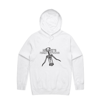 S / White / Large Front Design Mummy's Fidget Spinner 🍷 - Unisex Hoodie