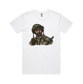 S / White / Large Front Design Never Go Full Retard 💥 - Men's T Shirt