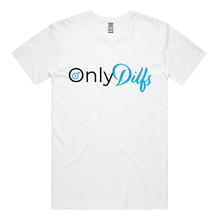 S / White / Large Front Design Only Dilfs 👨‍👧‍👦👀 - Men's T Shirt