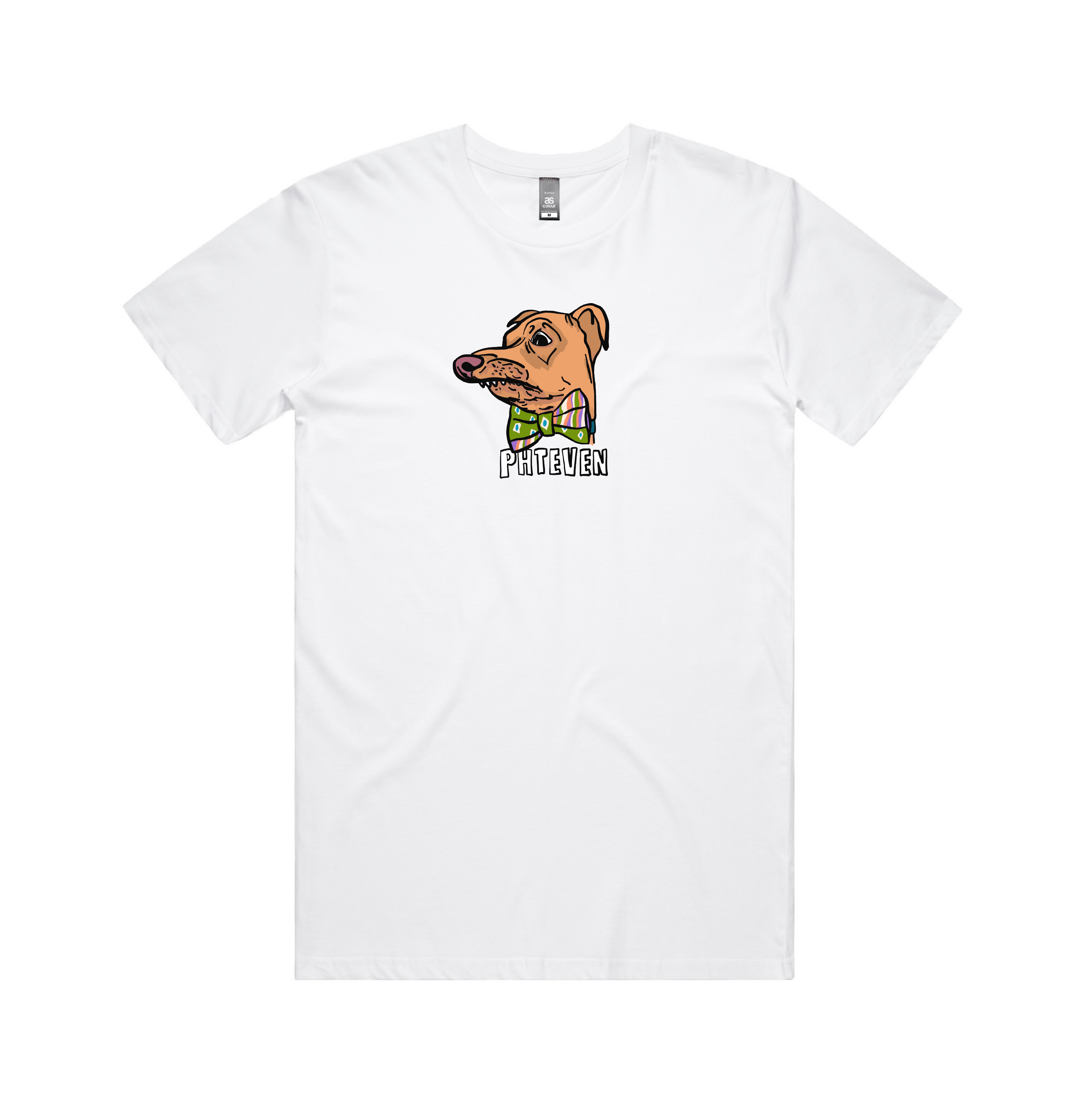 S / White / Large Front Design Phteven Good Boy 🐶 - Men's T Shirt