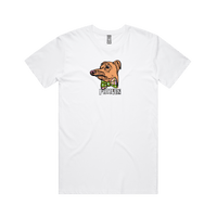 S / White / Large Front Design Phteven Good Boy 🐶 - Men's T Shirt