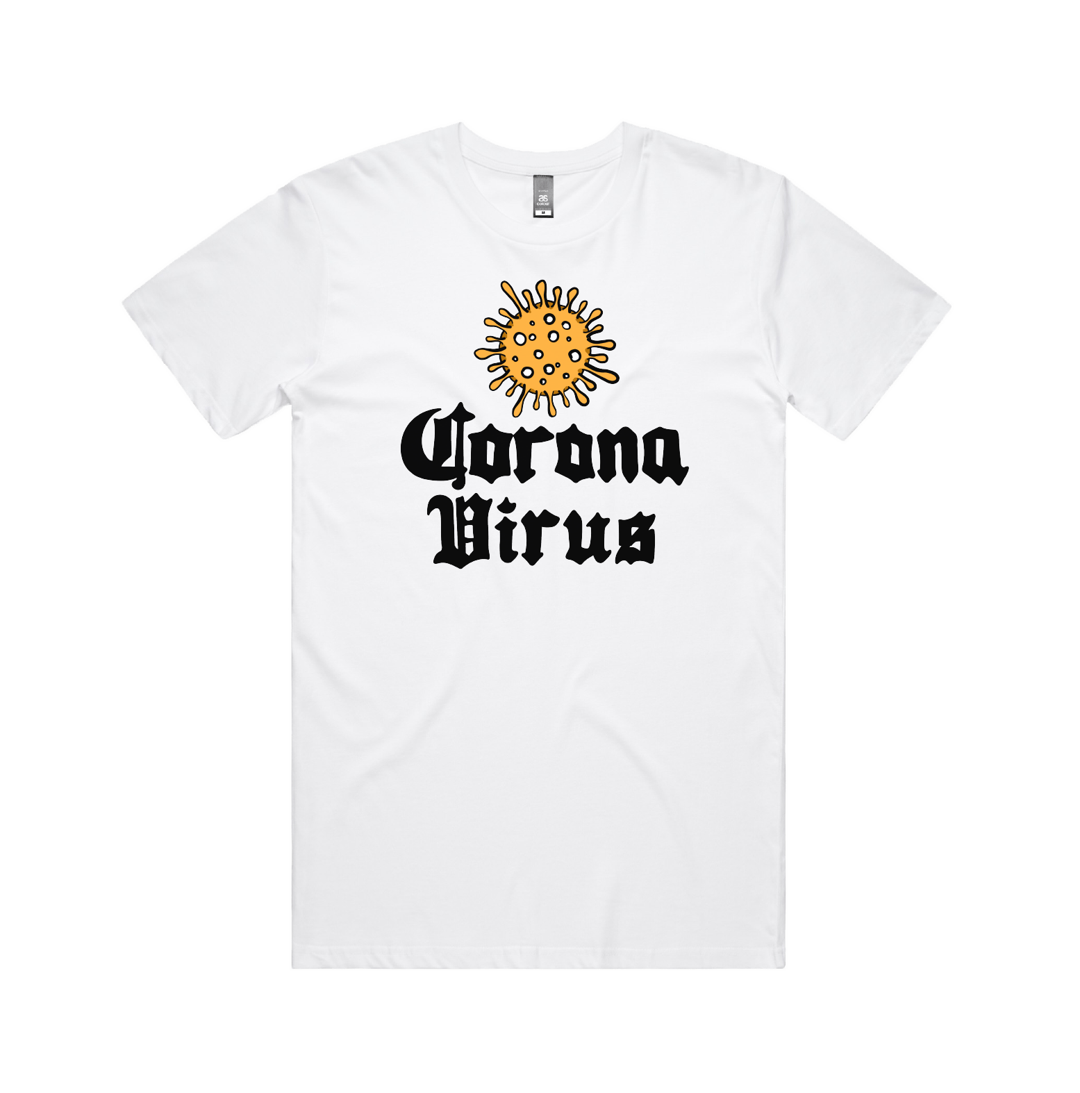 S / White / Large Front Design Rona Beer 🍺 - Men's T Shirt