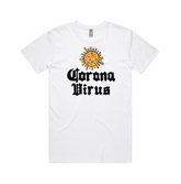 S / White / Large Front Design Rona Beer 🍺 - Men's T Shirt