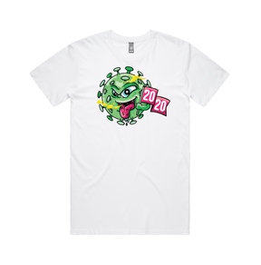 S / White / Large Front Design Rona Rally 2020 🏳️ - Men's T Shirt