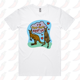 S / White / Large Front Design Roo Roo Root Ya 🦘 – Men's T Shirt