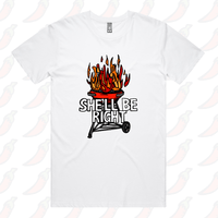 S / White / Large Front Design She’ll Be Right BBQ 🤷🔥 – Men's T Shirt