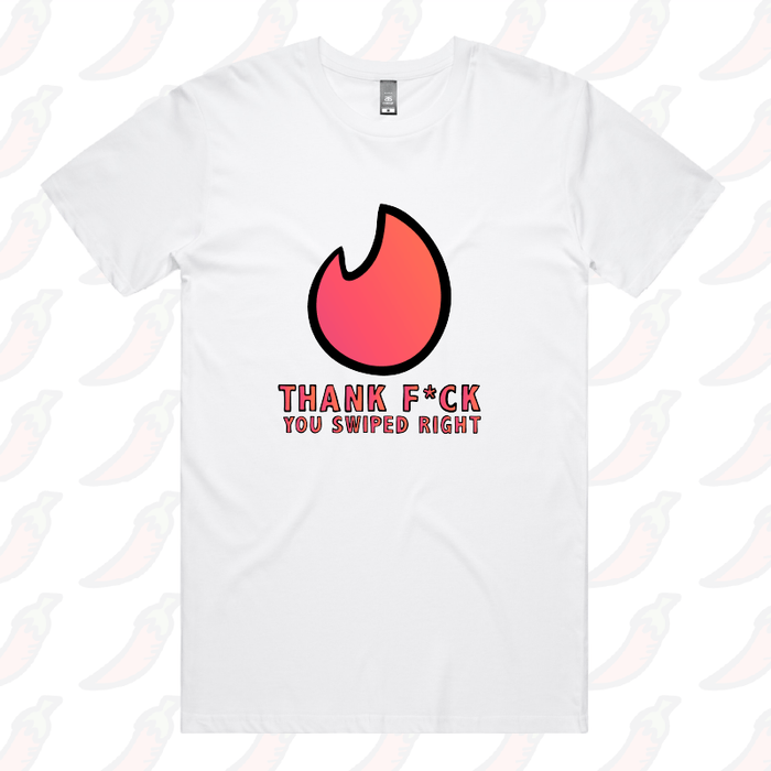 S / White / Large Front Design Swipe Right 🔥 - Men's T Shirt