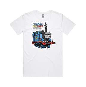 S / White / Large Front Design Thomas The Dank Engine 🚂 - Men's T Shirt