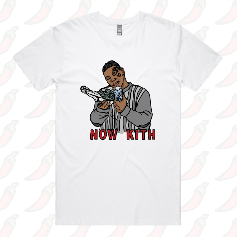 S / White / Large Front Design Tyson Now Kith 🕊️ - Men's T Shirt