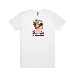 S / White / Large Front Design Unleash the Karen 😤 - Men's T Shirt