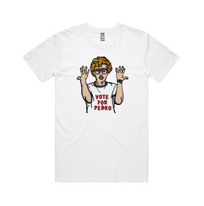 S / White / Large Front Design Vote for Pedro 👓 - Men's T Shirt