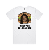 S / White / Large Front Design Whopper Goldburger 🍔 - Men's T Shirt