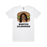 S / White / Large Front Design Whopper Goldburger 🍔 - Men's T Shirt