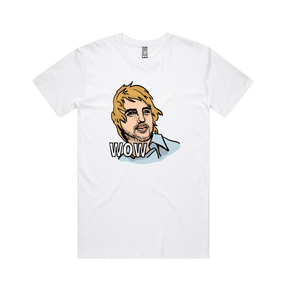 S / White / Large Front Design Wow 😲 - Men's T Shirt