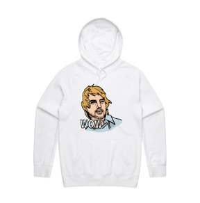 S / White / Large Front Design Wow 😲 - Unisex Hoodie