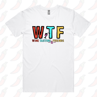 S / White / Large Front Design WTF 🍷💅 –  Men's T Shirt