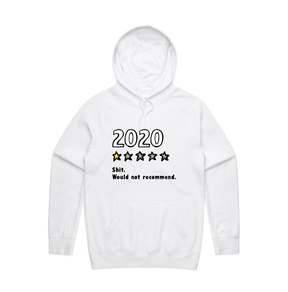 S / White / Large Front Print 2020 Review ⭐ - Unisex Hoodie