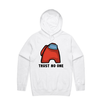 S / White / Large Front Print Among Us 👨‍🚀 - Unisex Hoodie