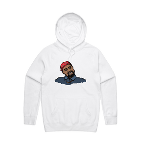 S / White / Large Front Print Make America Yeezy Again 🦅 - Unisex Hoodie