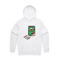 S / White / Large Front Print MIBLO 🥛 - Unisex Hoodie