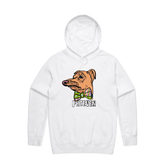 S / White / Large Front Print Phteven Good Boy 🐶 - Unisex Hoodie