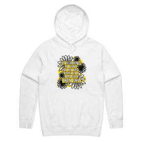 S / White / Large Front Print Sweary Mum 🤬🎀 - Unisex Hoodie