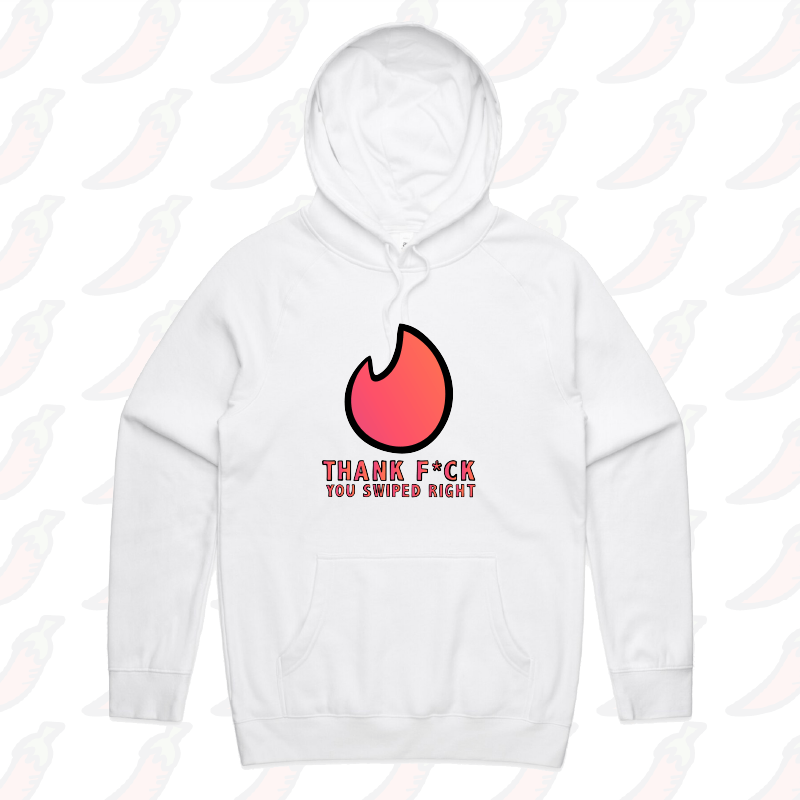 S / White / Large Front Print Swipe Right 🔥- Unisex Hoodie