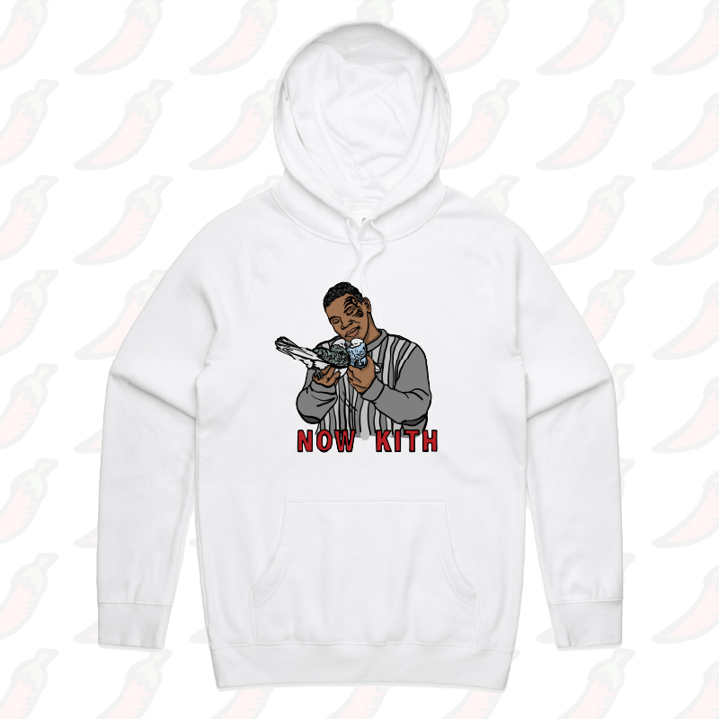 S / White / Large Front Print Tyson Now Kith 🕊️ - Unisex Hoodie