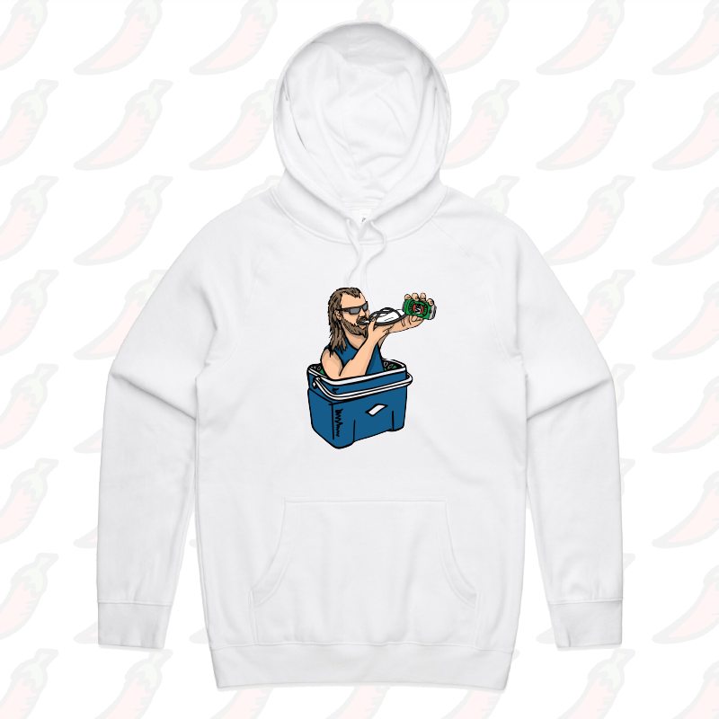 S / White / Large Front Print VB Shoey 🍺 - Unisex Hoodie