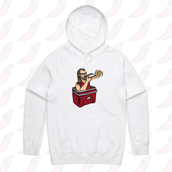 S / White / Large Front Print XXXX Shoey 🍺 - Unisex Hoodie