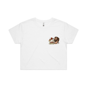 S / White Milk Was A Bad Choice 🥛 - Women's Crop Top
