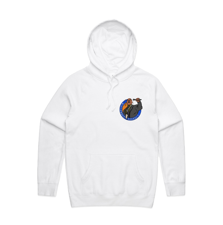 S / White / Small Front Design Bitconnect 🎤 - Unisex Hoodie