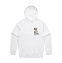 S / White / Small Front Design Boom Boyle 🚨 - Unisex Hoodie