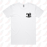 S / White / Small Front Design Dad’s Day Care 👨‍🍼 – Men's T Shirt